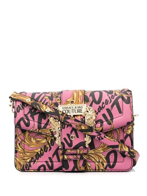 versace jeans couture tasche rosa|farfetch versace jeans.